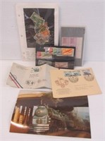 Large variety of used and unused vintage stamps
