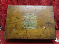 Antique Edison Mimeograph wood box.