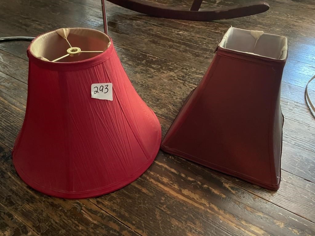 2 lampshades