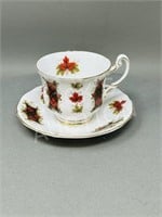 Royal Adderley "Maple Leaf Tartan" cup & saucer