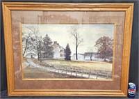 Framed Art Print - Late October by Ray Hendershot