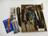 Lot of Tools - Knives, Files, Chisels