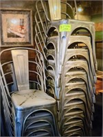 METAL STACKABLE CHAIRS