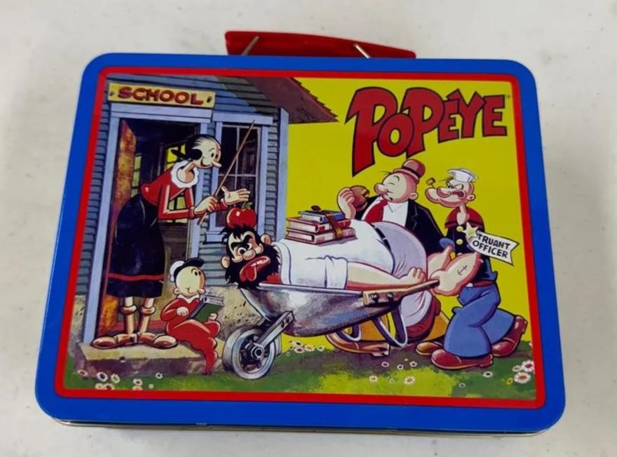 Vintage Popeye Lunch Box