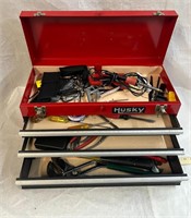 Husky Tool Box w Contents