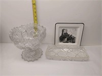 Glass Serving Bowls and Brunelli Plate