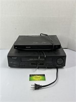 Sharp VHS Player & Philips
