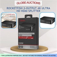 ROCKETFISH 2-OUTPUT 4K ULTRA HD HDMI SPLITTER