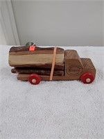 Redwood toy logger truck