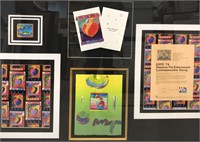 Peter Max Collage, Hand Signed