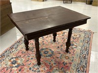 Antique farm table