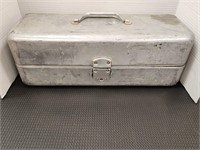 Vintage tool box with contents