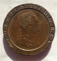 1797 English Cartwheel Penny