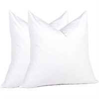 Euro Pillow Inserts 26 x 26 (Pack of 2, White)