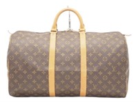 Louis Vuitton Monogram Keepall 50 Boston Bag