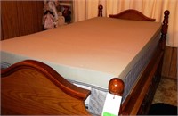 Captain's twin bed with 12 drawers and memory