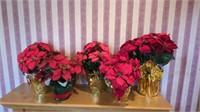 FAUX POINSETTIA'S