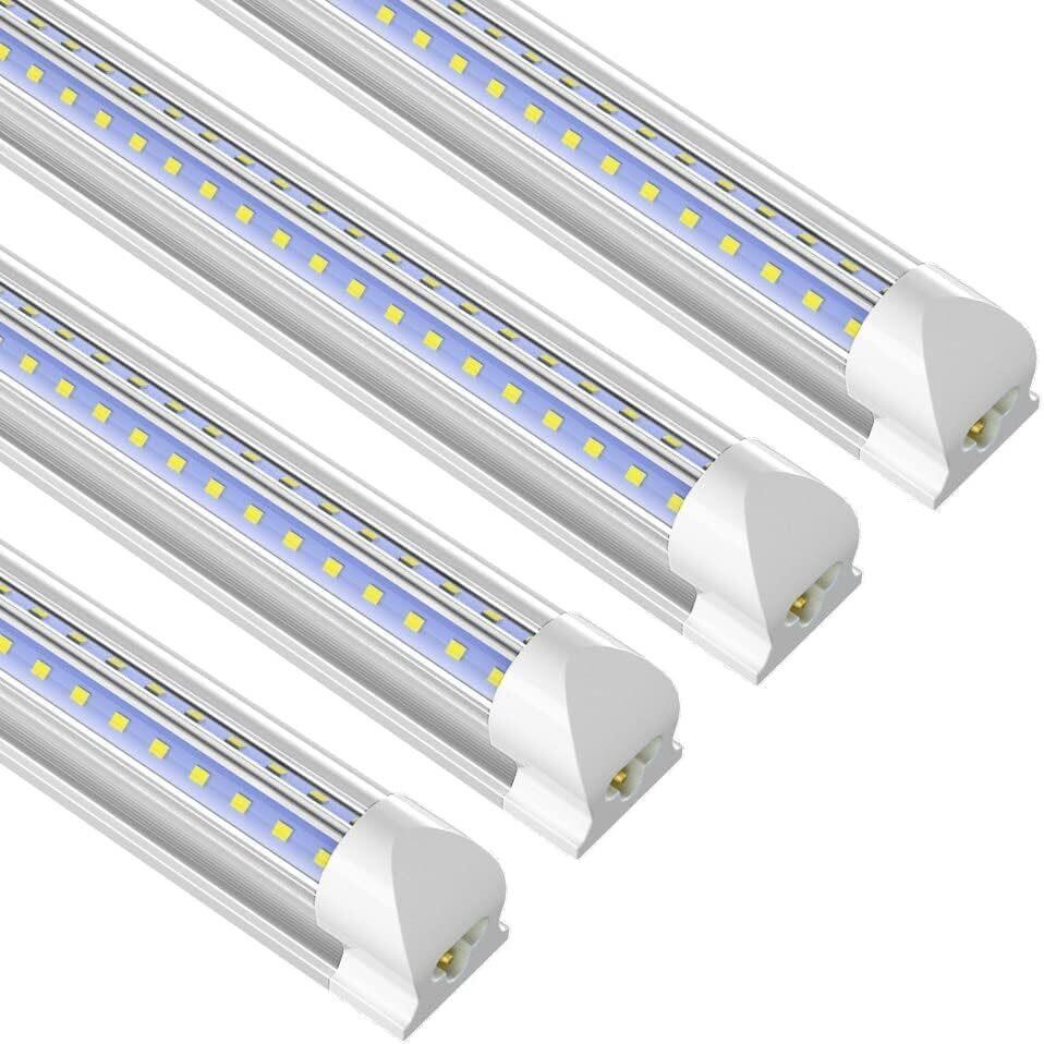 SHOPLED 8FT 72W T8 Tube Fixtures  4Pk