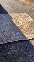 Royal palace, handmade rug, 7’6” x 9‘,6“