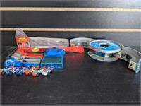 1989 Micro Machines Racecar Set And Accessories