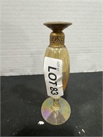 PERFUME, CARNIVAL GLASS CONTAINER