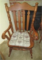 Maple rocking chair.