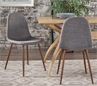 Upholstered Dining Chairs (Set of 2) - Grey - 246