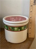 Longaberger Christmas Crock