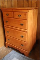 Five-Drawer Maple Chest of Drawers