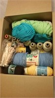 Box Of Yarn, Crafting Material, Etc