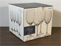 Cheers by Mikasa 4 Stem White Wine Set