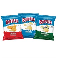 40Pcs Ruffles Potato Chips Original Sour Cream