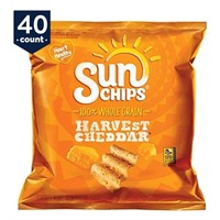 40Pcs Sunchips Harvest Cheddar Flavored Whole
