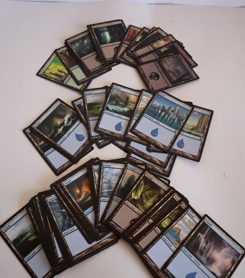 Magic the Gathering Island, Forest, Swamp Mix