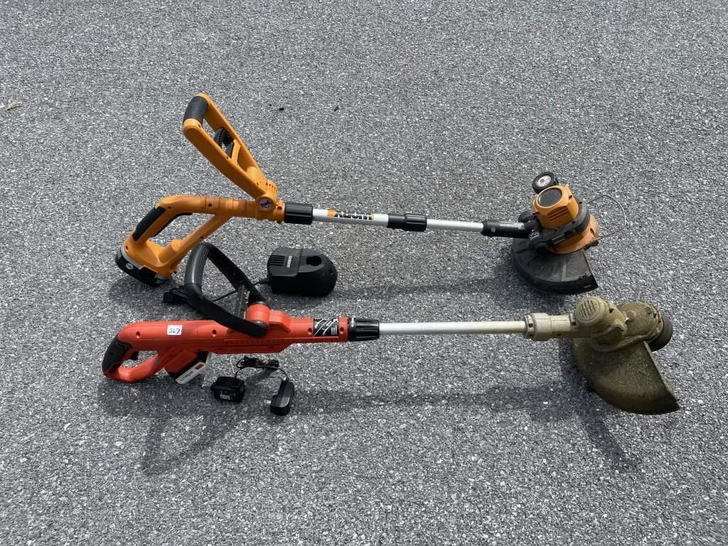 BLACK & DECKER AND WORX WEED TRIMMERS