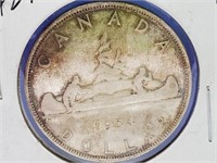 1954 Canadian Silver Dollar