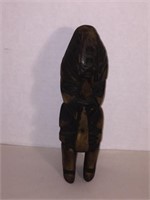 ANTIQUE AFRICAN YORUBA TRIBE WOOD CARVED FIGURE #1