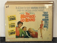 Vintage Marriage go round Movie Show poster