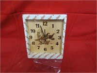 Funk's Seed Pheasant clock wood sign.
