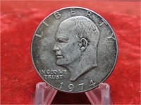 1974D Eisenhower $1 Dollar US coin.