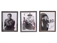 Autographed Photos of Burnett, Bill Cosby & Hope