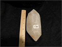 Rose Quartz Crystal  -  5" long x 2.5" wide  -