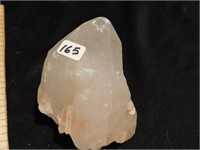 Rose Quartz Crystal  -  4.5" tall x 4" wide  -