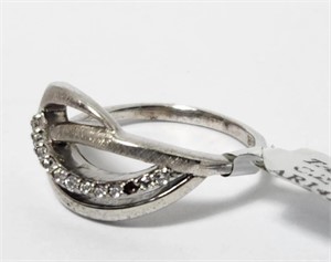 Zircon Sterling Silver Ring by Tamar Sz 7.25