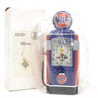 Gulf Gas Pump Bank Alarm Clock