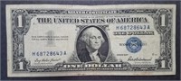 1957 $1 Dollar Silver Certificate Blue Seal Note
