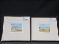 2 FRAMED WATERCOLOUR'S SIGNED SMITH