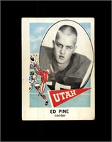 1961 Nu-Card #114 Ed Pine VG-EX to EX+