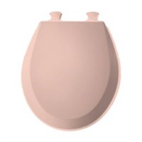 BEMIS Lift-Off Round Closed Front Toilet Seat Pink