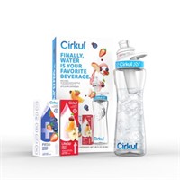 Cirkul 22oz Plastic Water Bottle Starter Kit with